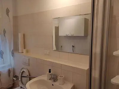 Ein Badezimmer in der Unterkunft Ferienwohnung Ruben