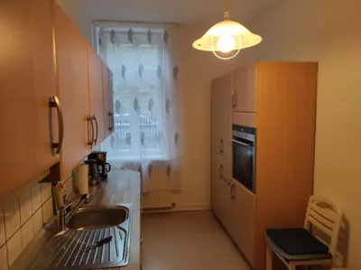 Küche/Küchenzeile in der Unterkunft Ferienwohnung Ruben