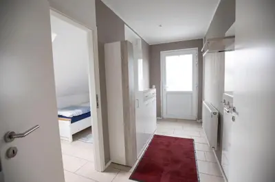 Ein Bett oder Betten in einem Zimmer der Unterkunft Ferienwohnung Peters