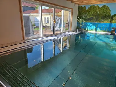 Der Swimmingpool an oder in der Nähe von Sonnenhof Haus 2 - OG