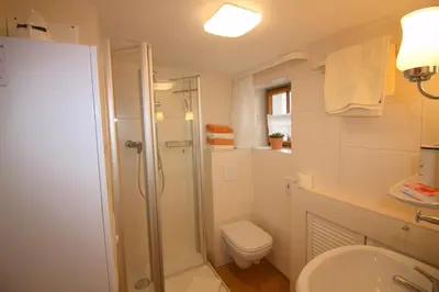 Ein Badezimmer in der Unterkunft Ferienhaus am Marienkloster