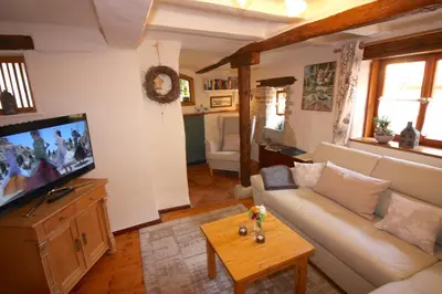 TV/Unterhaltungsangebot in der Unterkunft Ferienhaus am Marienkloster