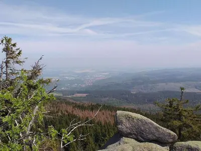 Naturlandschaft in der Nähe des Ferienhauses