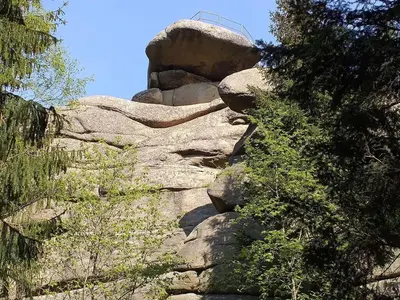 Naturlandschaft in der Nähe des Ferienhauses