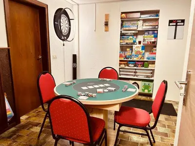Ein Kasino im Ferienhaus oder in der Nähe