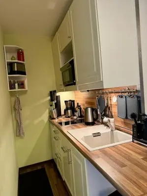 Küche/Küchenzeile in der Unterkunft Zimmermanns Zuhause in Altenau