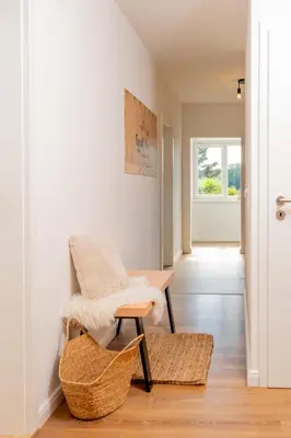 Ein Sitzbereich in der Unterkunft Eggert Alm Apartments