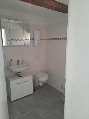 Ein Badezimmer in der Unterkunft Ferienwohnung Erna