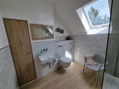 Ein Badezimmer in der Unterkunft Mehr-Blick