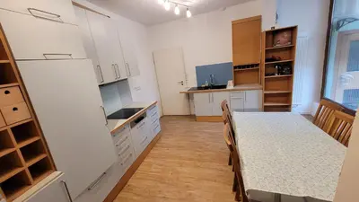 Küche/Küchenzeile in der Unterkunft historisches Ferienhaus im Zentrum - für bis zu 7 Personen