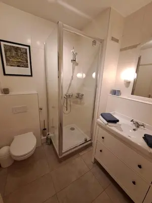 Ein Badezimmer in der Unterkunft Harzgeist