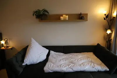 Ein Bett oder Betten in einem Zimmer der Unterkunft Böckchen - Vier Jahreszeiten