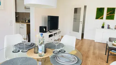 TV/Unterhaltungsangebot in der Unterkunft Ferienwohnung Nordmann 5