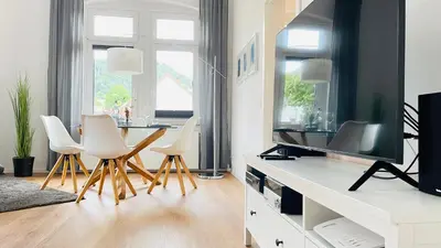 TV/Unterhaltungsangebot in der Unterkunft Ferienwohnung Nordmann 5