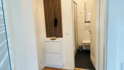 Ein Badezimmer in der Unterkunft Ferienwohnung Nordmann 5