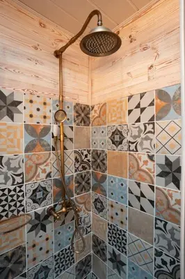 Ein Badezimmer in der Unterkunft Harzhorst