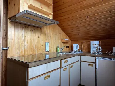 Küche/Küchenzeile in der Unterkunft Berghof Arnika