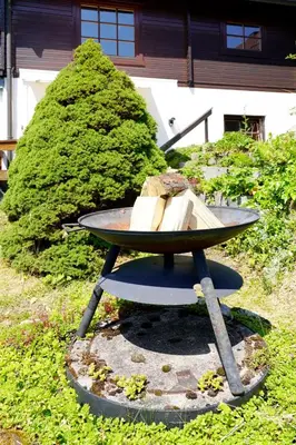 Ein Garten an der Unterkunft Ferienwohnungen Forellengrund Schierke