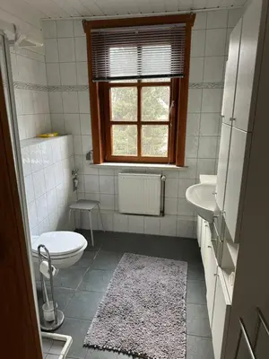 Ein Badezimmer in der Unterkunft Harzhaus in Schierke