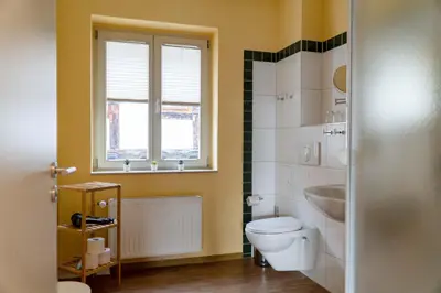 Ein Badezimmer in der Unterkunft Ferienresidenz Schlossblick