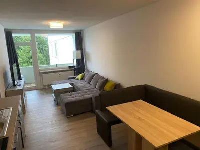 Ein Sitzbereich in der Unterkunft Apartment 3 502