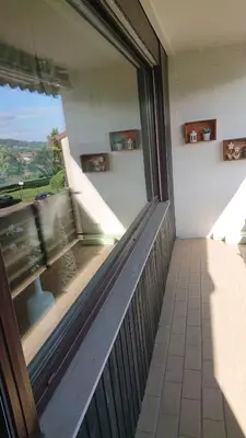 Ein Balkon oder eine Terrasse in der Unterkunft Ferienwohnung Danny