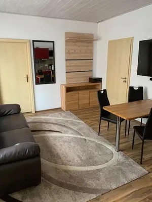 Ein Sitzbereich in der Unterkunft Romantik
