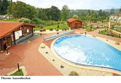 Der Swimmingpool an oder in der Nähe von Harz Fewo Eulennestchen S1