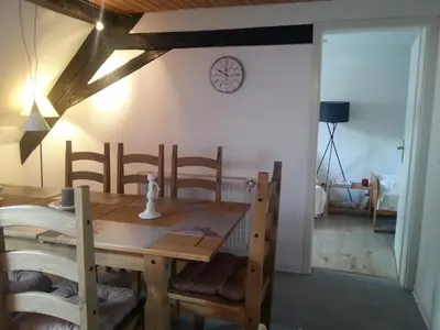 Ein Sitzbereich in der Unterkunft Ferienhaus Sankt Andreasberg