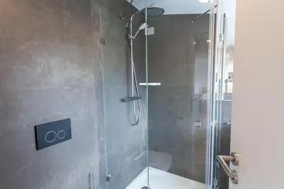 Ein Badezimmer in der Unterkunft Ferienwohnung Hirschmann 6