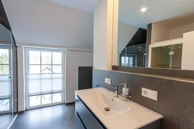 Grundriss der Unterkunft Ferienwohnung Hirschmann 7 mit Sauna, Kamin, Balkon