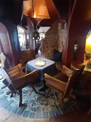 Ein Sitzbereich in der Unterkunft Panoramablick