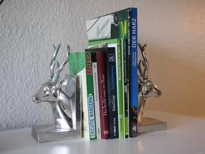 Die Bibliothek in der Ferienwohnung