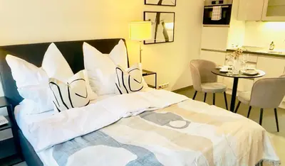 Ein Bett oder Betten in einem Zimmer der Unterkunft Innerste City Getaway