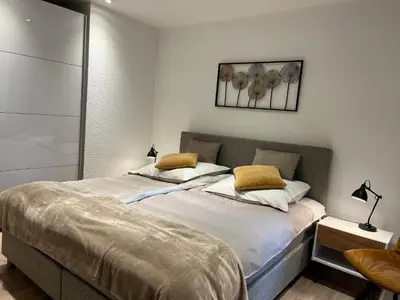Ein Bett oder Betten in einem Zimmer der Unterkunft Haus Löwenkopf