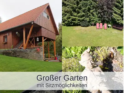 Ein Garten an der Unterkunft Okerstern