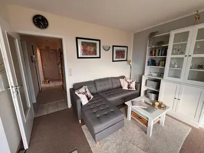 Ein Sitzbereich in der Unterkunft Exklusive Mini Suite - Panorama Hohegeiß