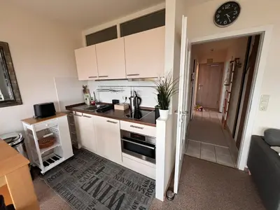 Küche/Küchenzeile in der Unterkunft Exklusive Mini Suite - Panorama Hohegeiß