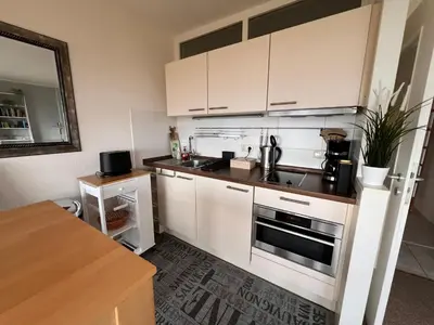 Küche/Küchenzeile in der Unterkunft Exklusive Mini Suite - Panorama Hohegeiß