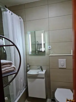Ein Badezimmer in der Unterkunft Pension Kreihe im Harz