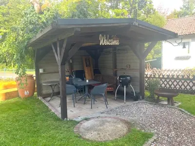 Ein Garten an der Unterkunft Villa Gesine