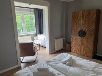Ein Bett oder Betten in einem Zimmer der Unterkunft Villa Gesine