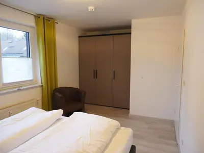 Ein Bett oder Betten in einem Zimmer der Unterkunft Ferienwohnung Bodeblick Braunlage