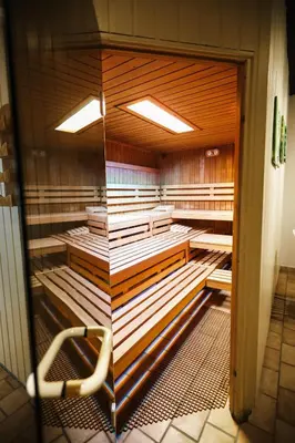 Grundriss der Unterkunft Superior Apartment 581, mit Sauna & Schwimmbad