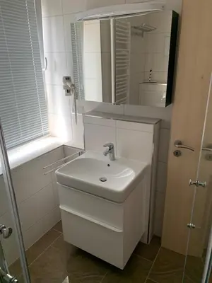 Ein Badezimmer in der Unterkunft Idylle