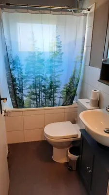 Ein Badezimmer in der Unterkunft Schöngrün