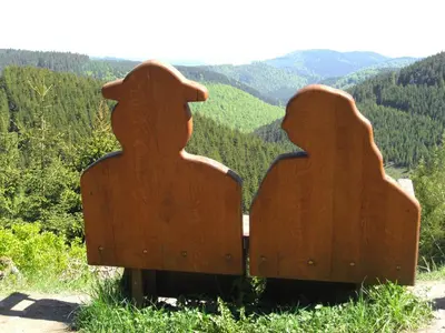 Naturlandschaft in der Nähe der Ferienwohnung
