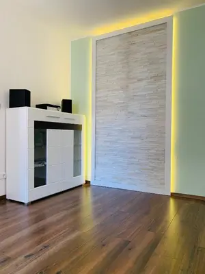 Küche/Küchenzeile in der Unterkunft Ferienwohnung Eisblick