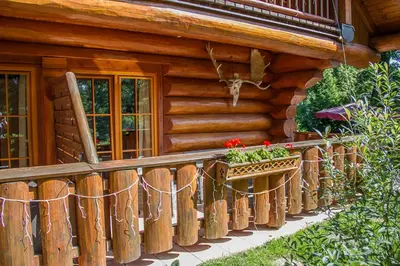Ein Garten an der Unterkunft Naturtraum Georgshöhe