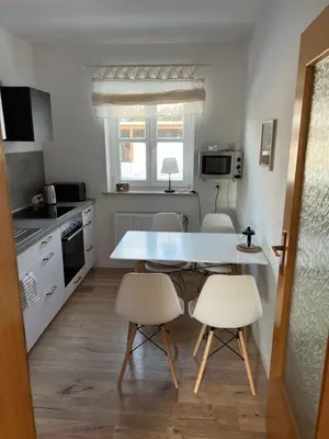 Küche/Küchenzeile in der Unterkunft Urlaubshaus-Braunlage Wohnung 1